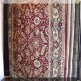 R12. Masterlooms 100% wool handknotted rug. Made in India. Approx. 8' x 10'